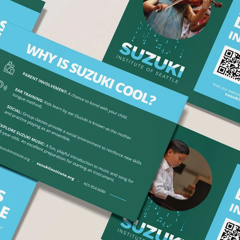 Suzuki Institute of Seattle Advertising Assets