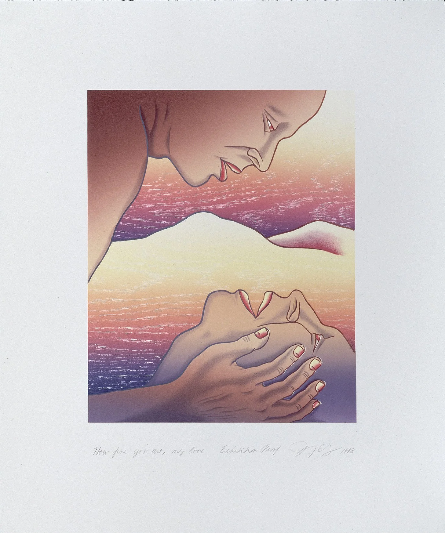 Judy Chicago | How Fine You Are My Love (Diptych)