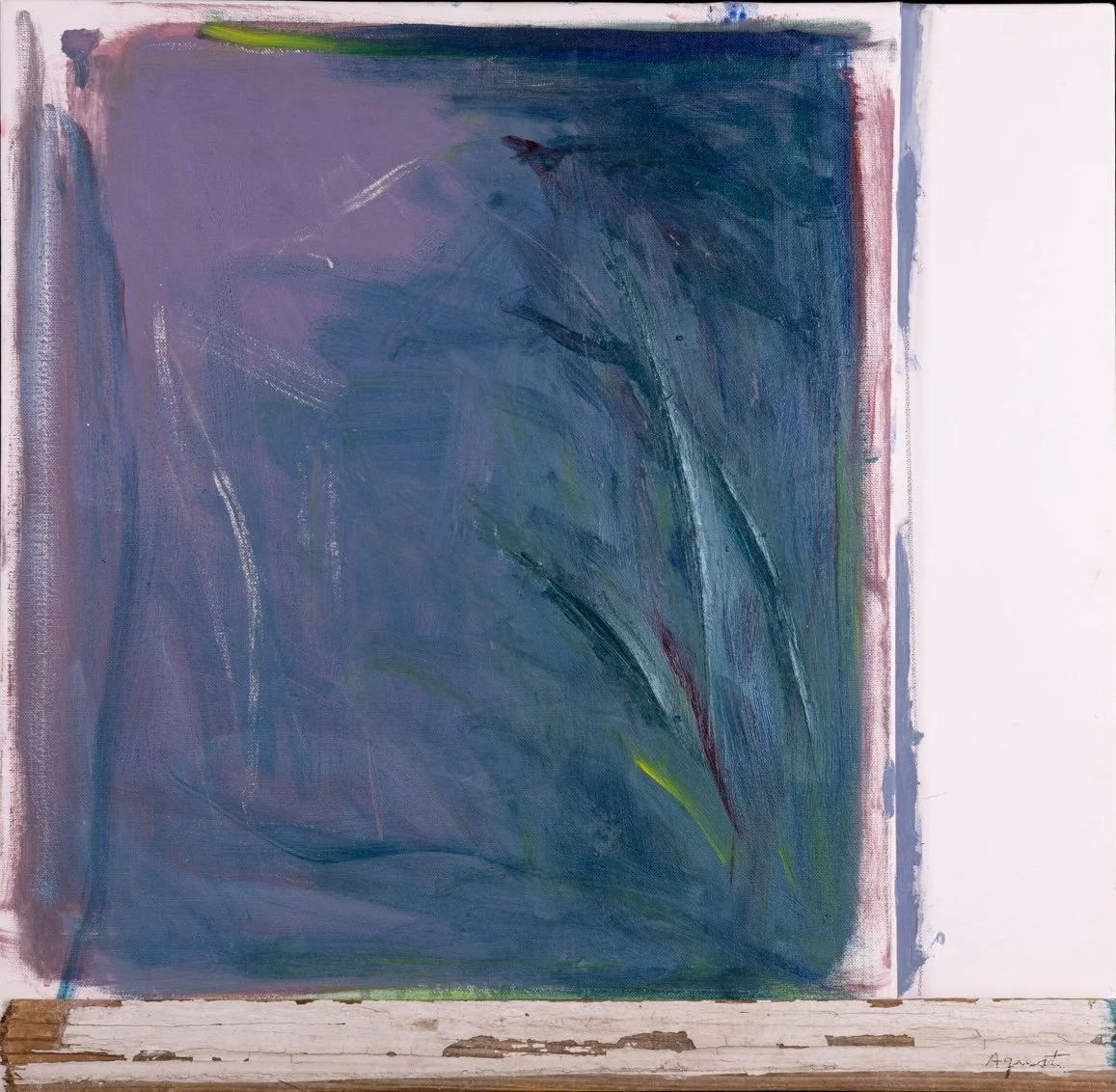 Francesco Agresti
Luccio in the Piazza (Construct), 2026
Saeta Series
Acrylic, gouache, chalk, ink, linseed oil, marble dust, wax, and found wood
23 ½ (H) X 24 (W) in.
