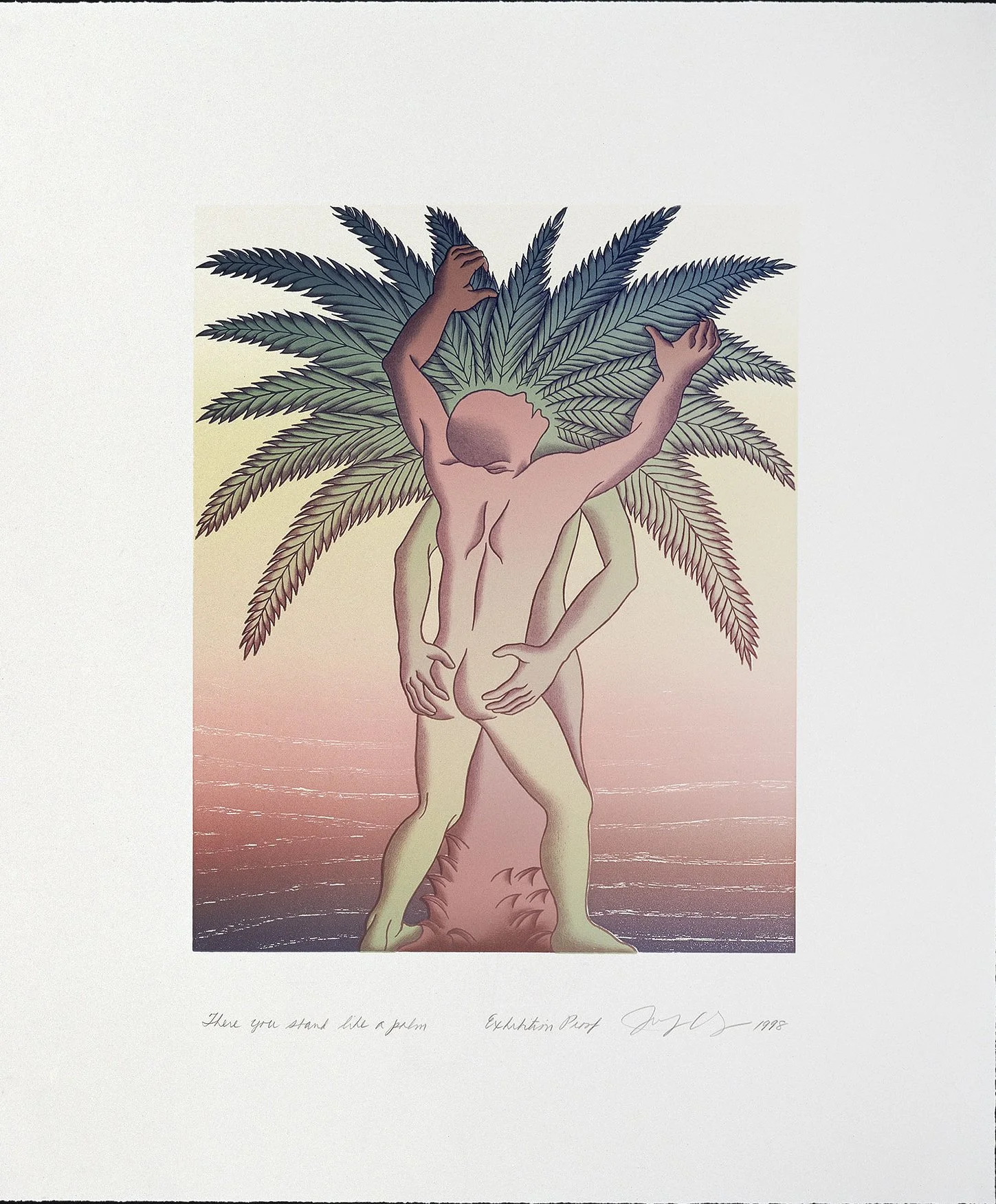 Judy Chicago | There You Stand Like a Palm (Diptych)