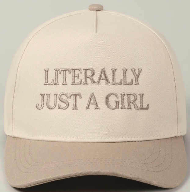 Literally Just A Girl - Trucker Hat Girl