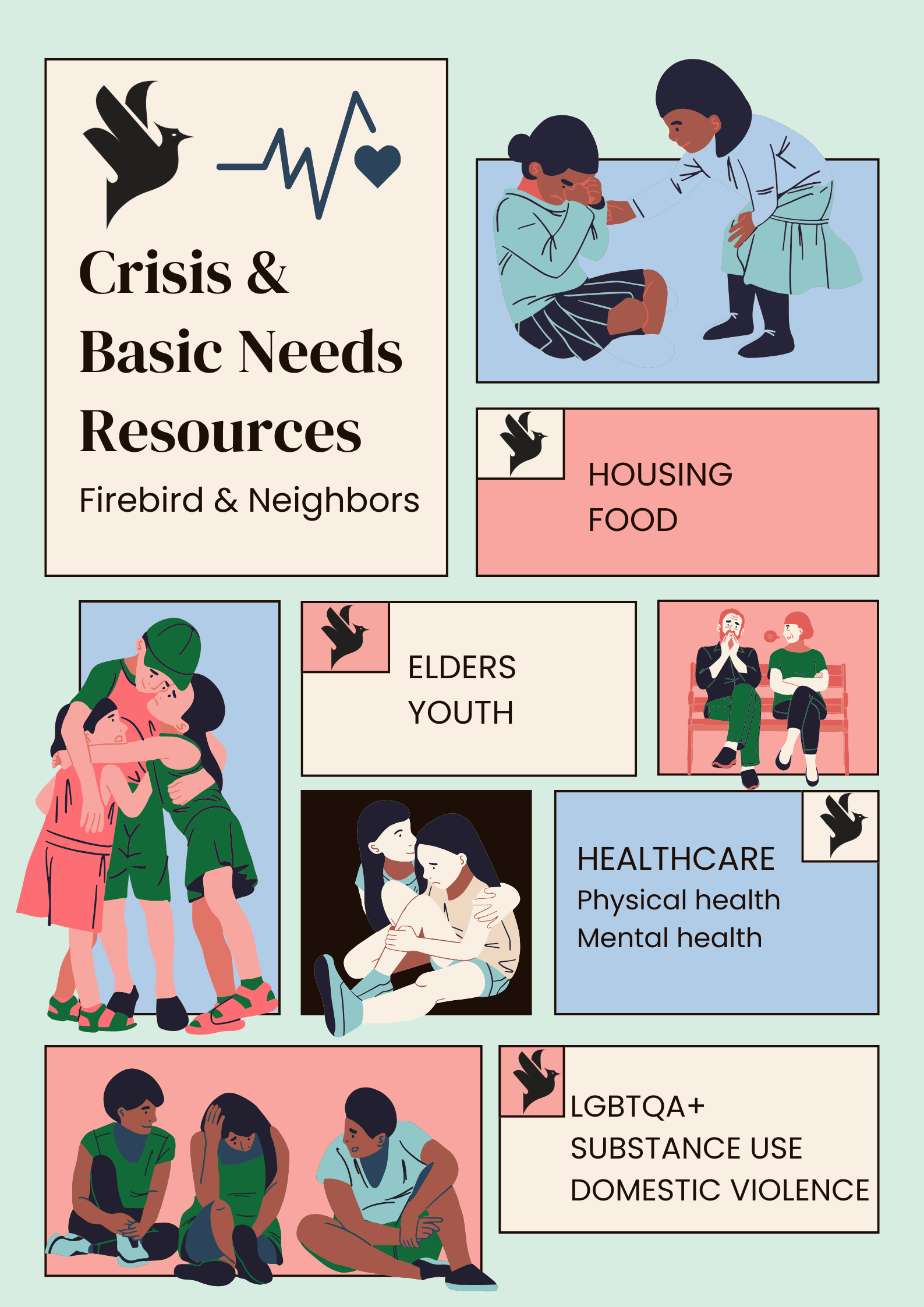 Crisis and Basic Needs Resources for Firebird &amp; Neighbors
