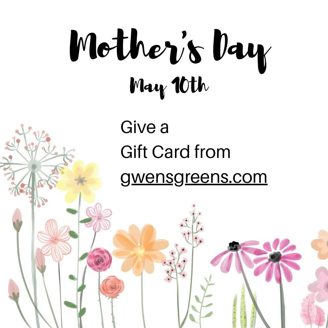 Thank you for helping us share goodness and beauty! #gwensgreens #goodnessandbeauty #gwensblooms