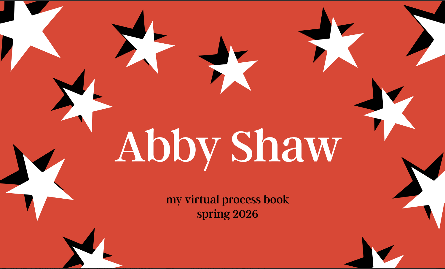 Portfolio Process Book