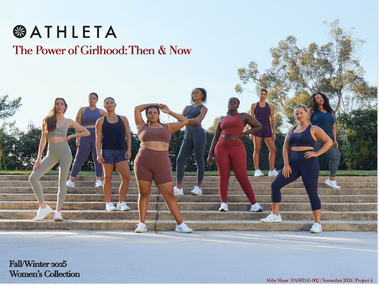Athleta Line Sheet Project