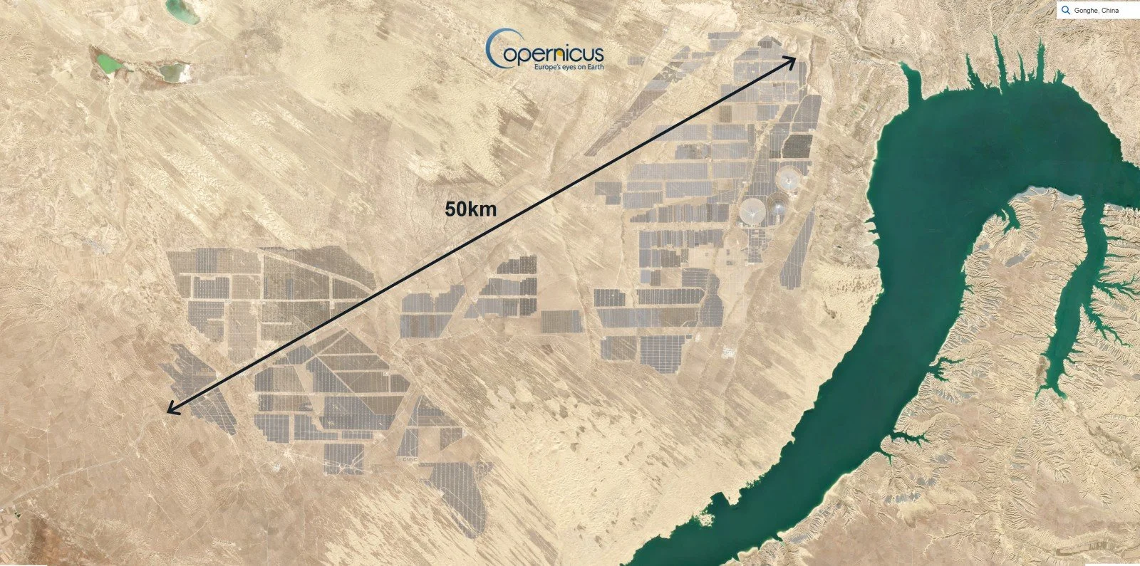 Why is the world’s largest solar park Talatan on the Tibetan plateau?