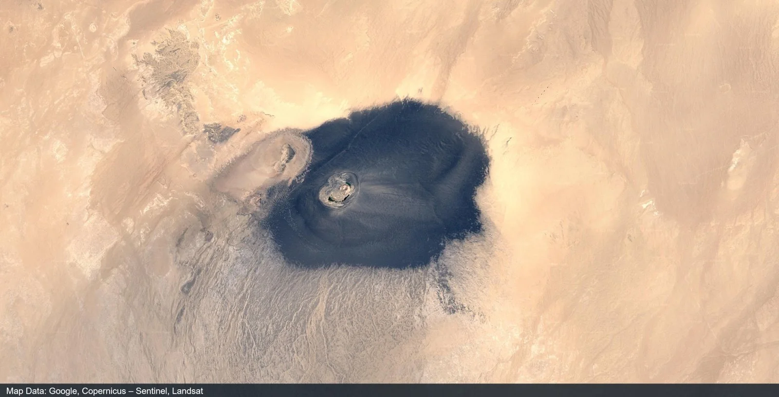 The Sahara volcano that defies explanation: Waw an Namus, Libya