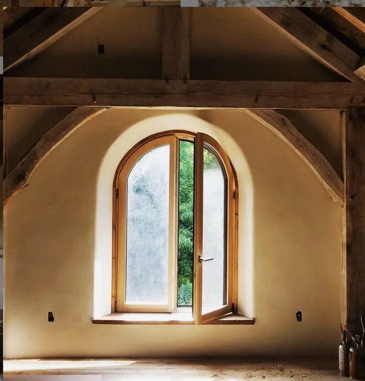 Natural Plaster for Timber Frame Structures