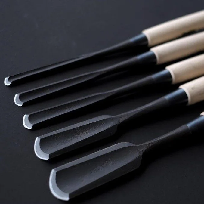 Soto Maru Nomi Japanese Curved Chisel