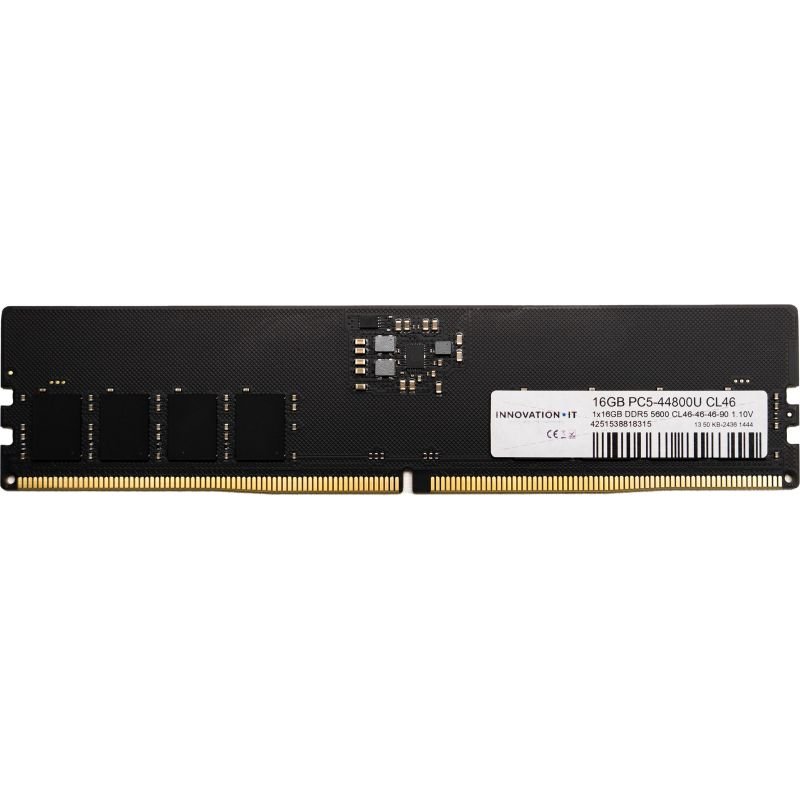 Innovation IT Arbeitsspeicher | 16 GB DDR5 | 5600 MHz | CL46 | 1.10V