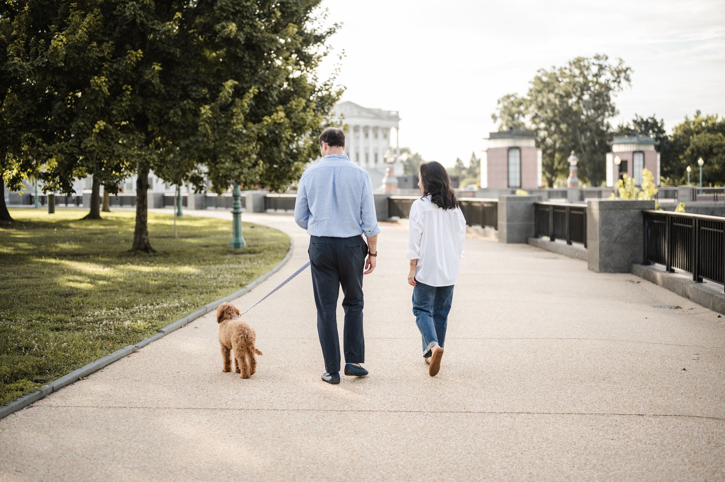 Family photography at the capitol building in Washington, DC