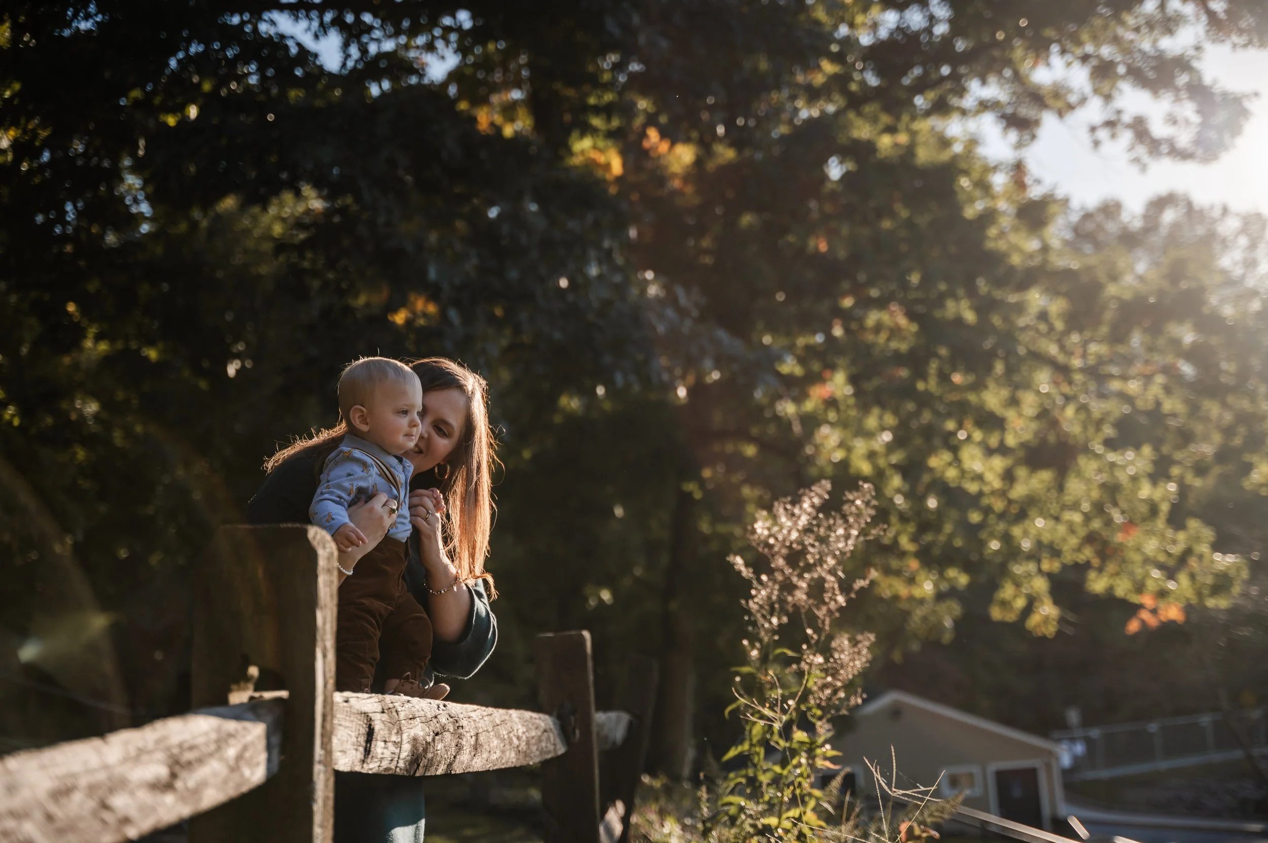 Family photography at Lake Accontink in Springfield, VA