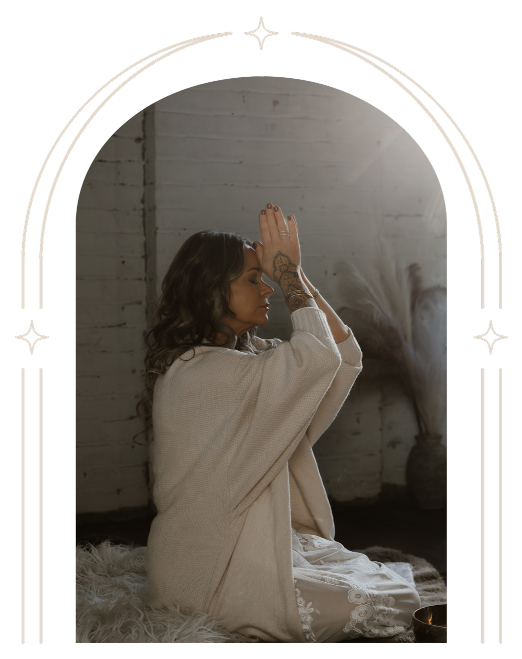 woman practicing somatic movement for nervous system regulation