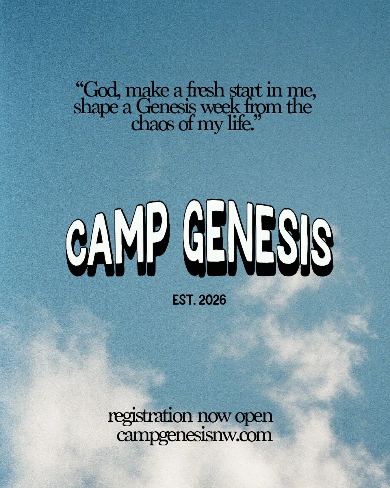 he is risen indeed 

camp genesis registration is now open 🏕️

June 25-29 
Grades 6-12
Lake Retreat Campground