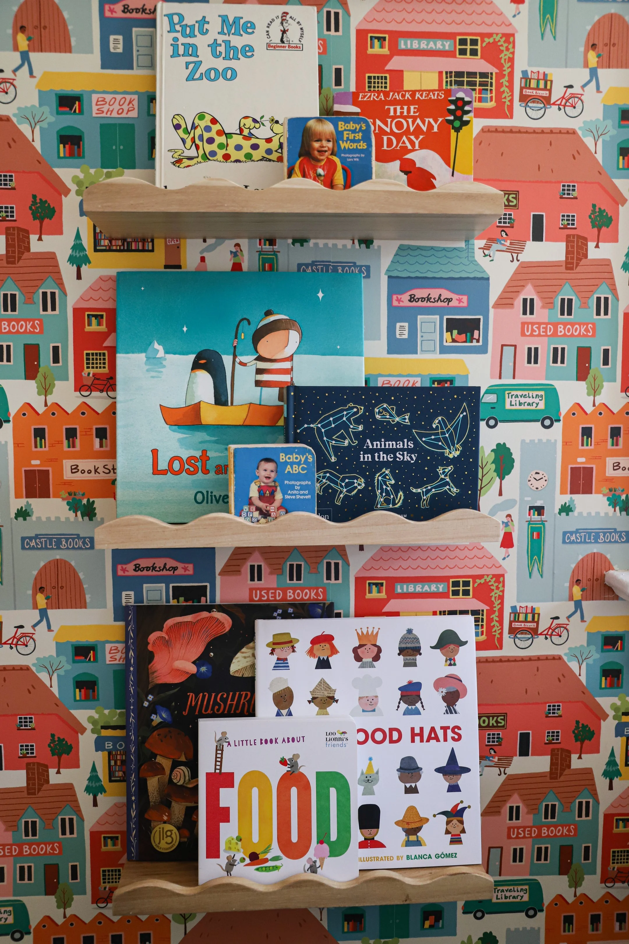 Julianna Strickland nursery bookshelves