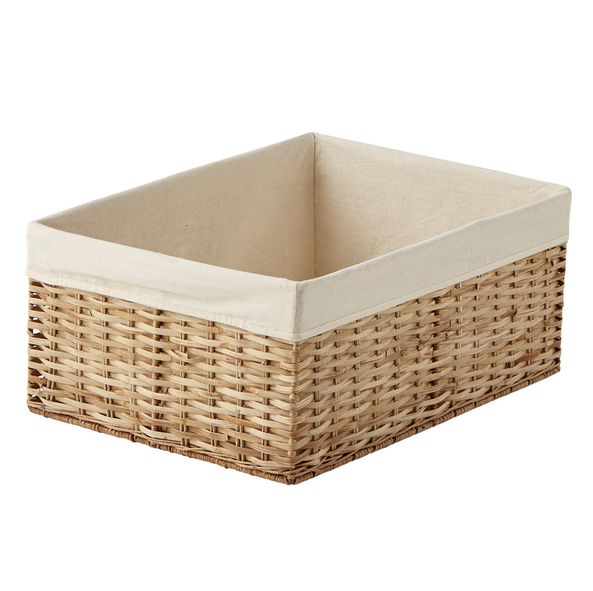 Lined Woven Bins