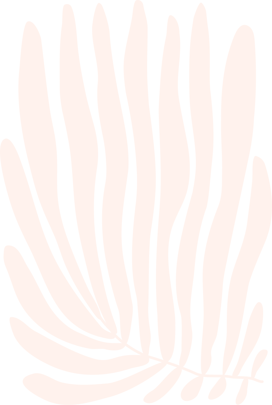 An illustration of a plant in white