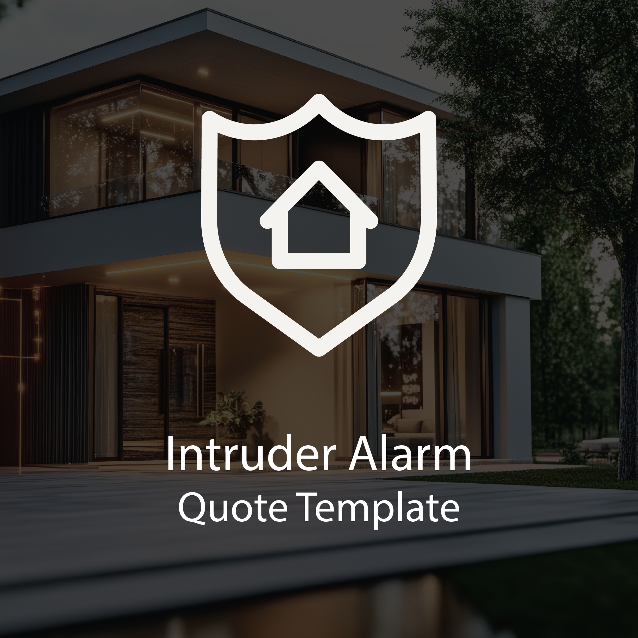 Intruder Alarm Quote Template