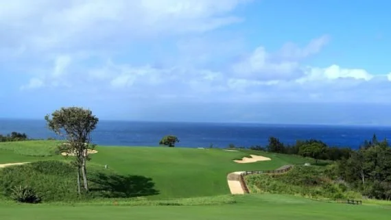 Plantation and Bay courses at Kapalua