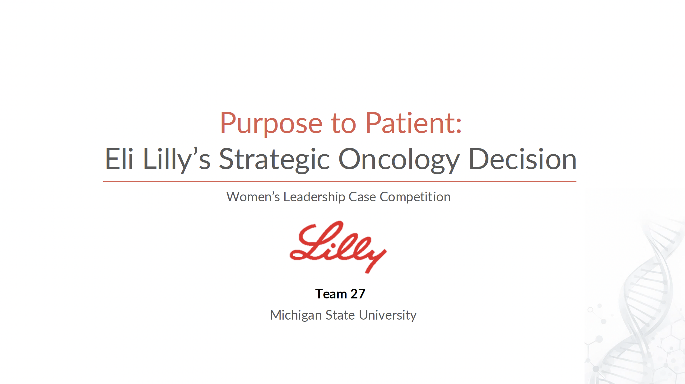 Eli Lilly Case