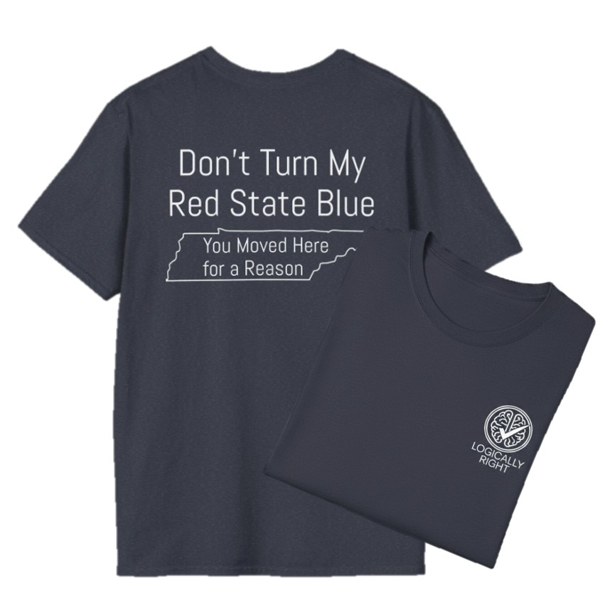 LogicallyRight_Blue_T-Shirt