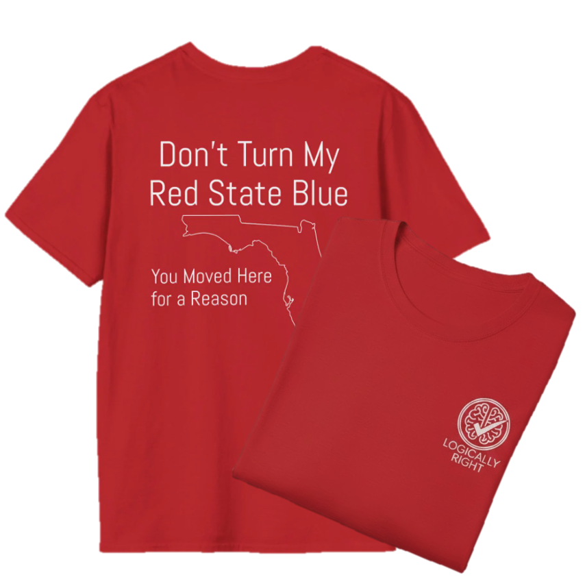 LogicallyRight_Red_T-Shirt_Florida_version