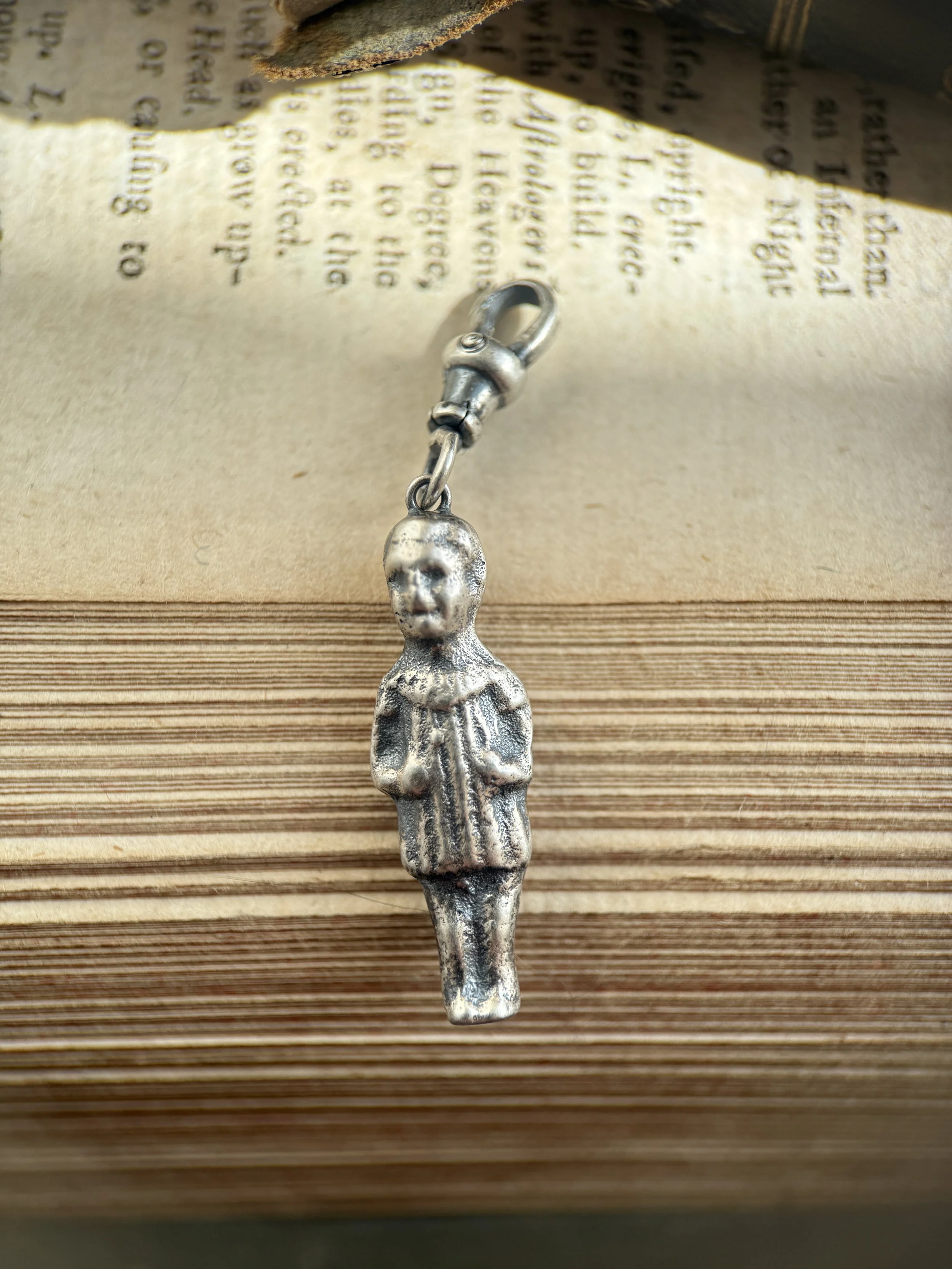 Puddling Doll Feve Charm in Sterling Silver