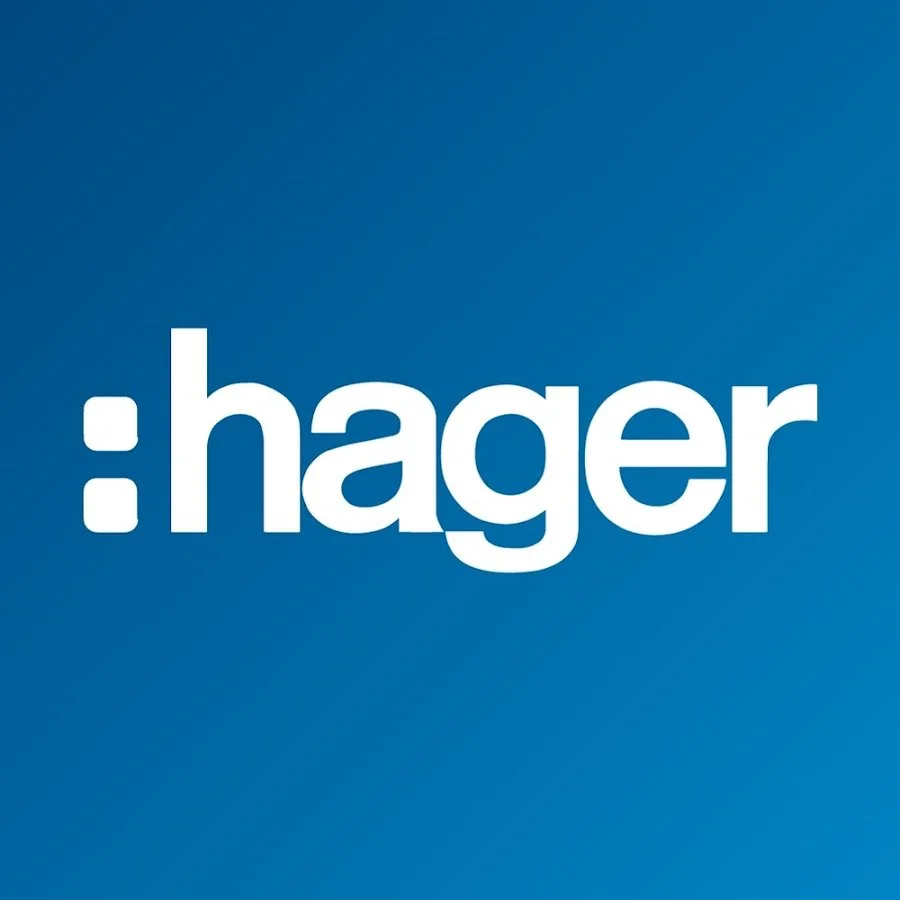 Logo Hager - Appareillages et solutions électriques professionnelles