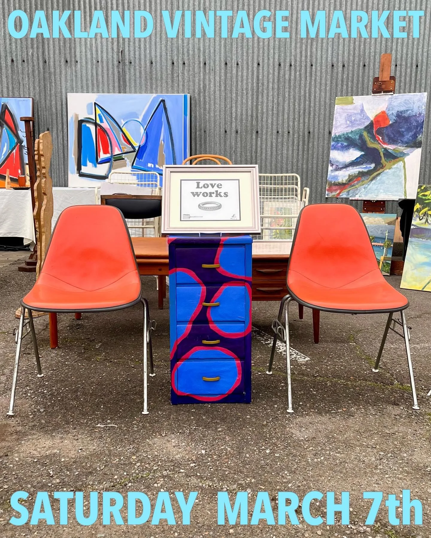 Oakland Vintage Market is THIS SATURDAY, March 7th - 222 Jefferson St., Oakland, CA. 10AM - 3PM. FREE ADMISSION. @narrativeoakland @oaklandvintagemarket