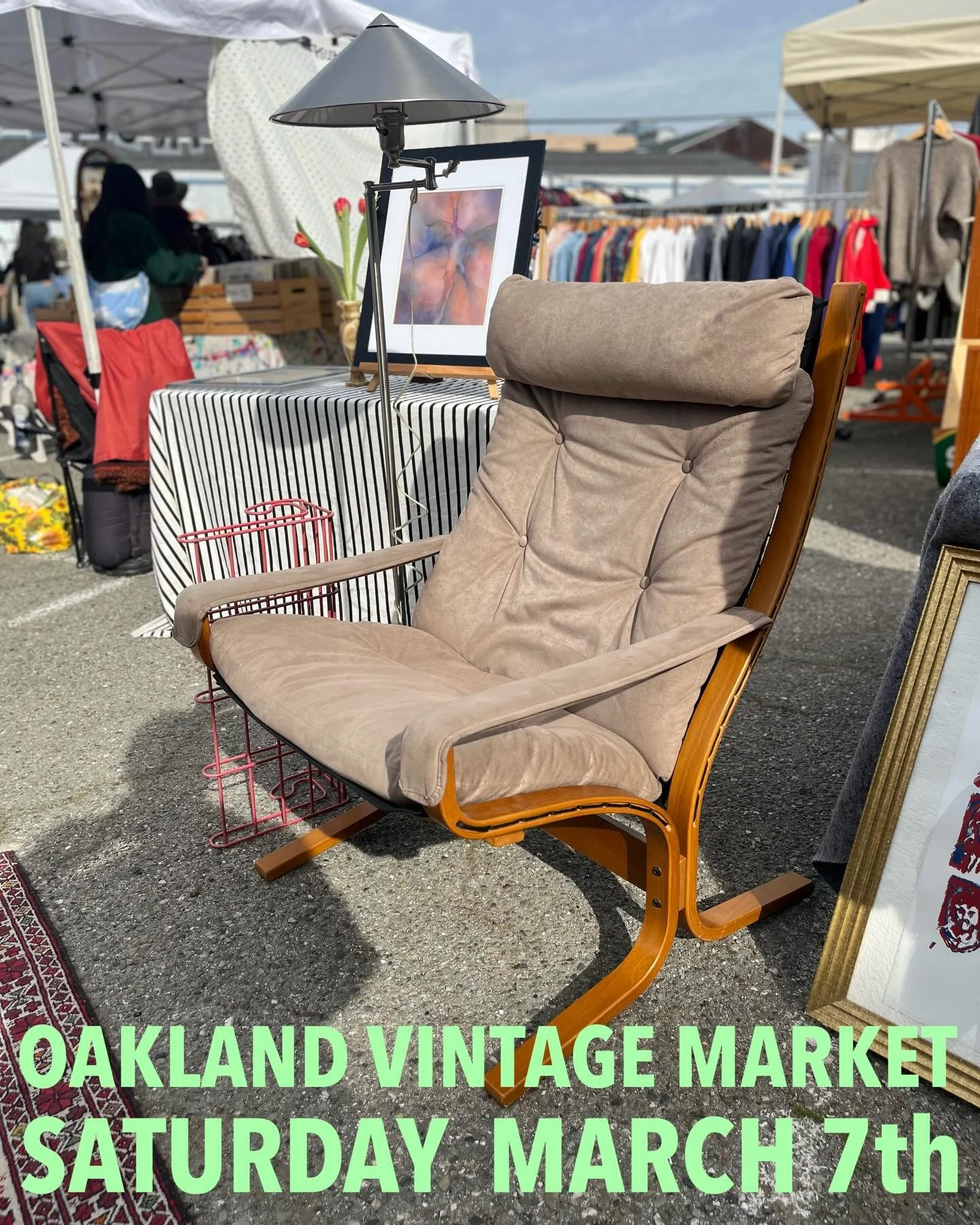 Oakland Vintage Market is TOMORROW! Saturday, March 7th - 222 Jefferson St., Oakland, CA. 10AM - 3PM. FREE ADMISSION. @narrativeoakland @oaklandvintagemarket
