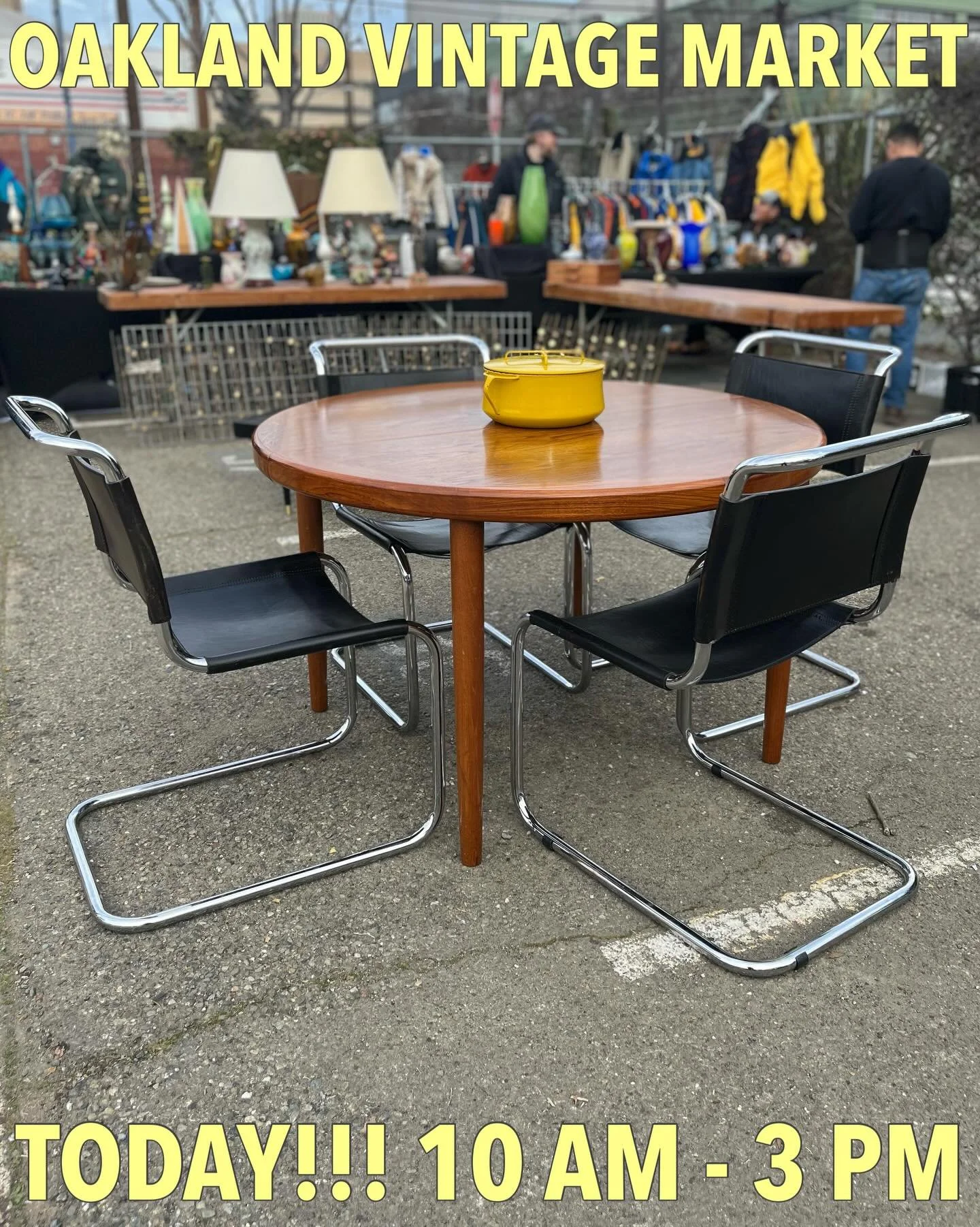 Oakland Vintage Market is TODAY! Saturday, March 7th - 222 Jefferson St., Oakland, CA. 10AM - 3PM. FREE ADMISSION. @narrativeoakland @oaklandvintagemarket