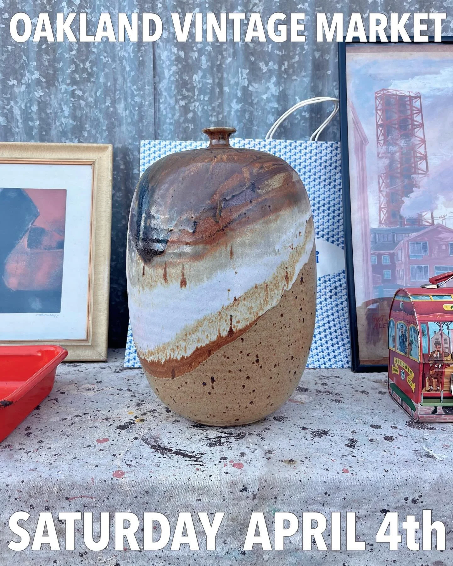 Oakland Vintage Market is THIS SATURDAY, April 4th - 222 Jefferson St., Oakland, CA. 10AM - 3PM. FREE ADMISSION. @narrativeoakland @oaklandvintagemarket