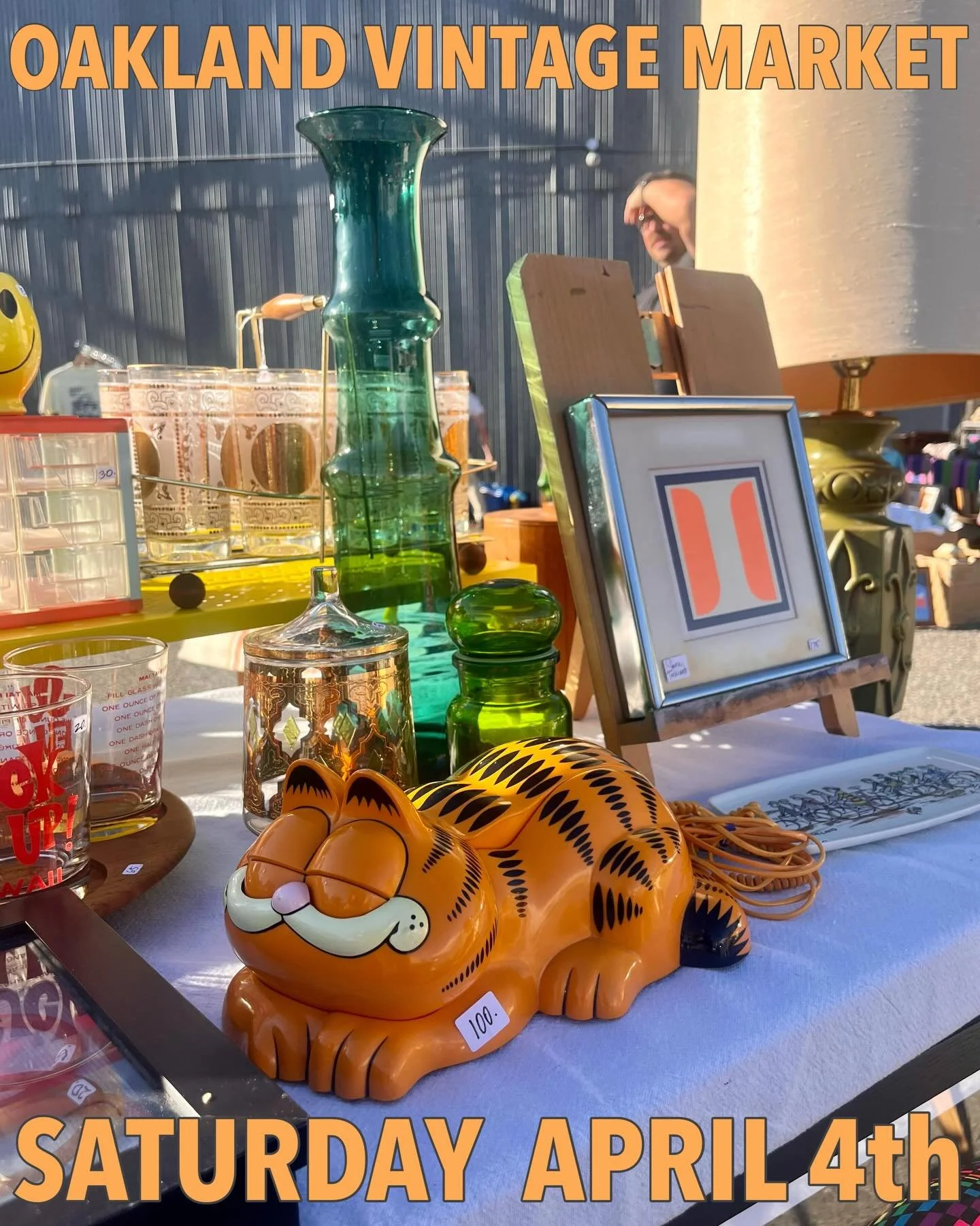 Oakland Vintage Market is THIS SATURDAY, April 4th - 222 Jefferson St., Oakland, CA. 10AM - 3PM. FREE ADMISSION. @narrativeoakland @oaklandvintagemarket