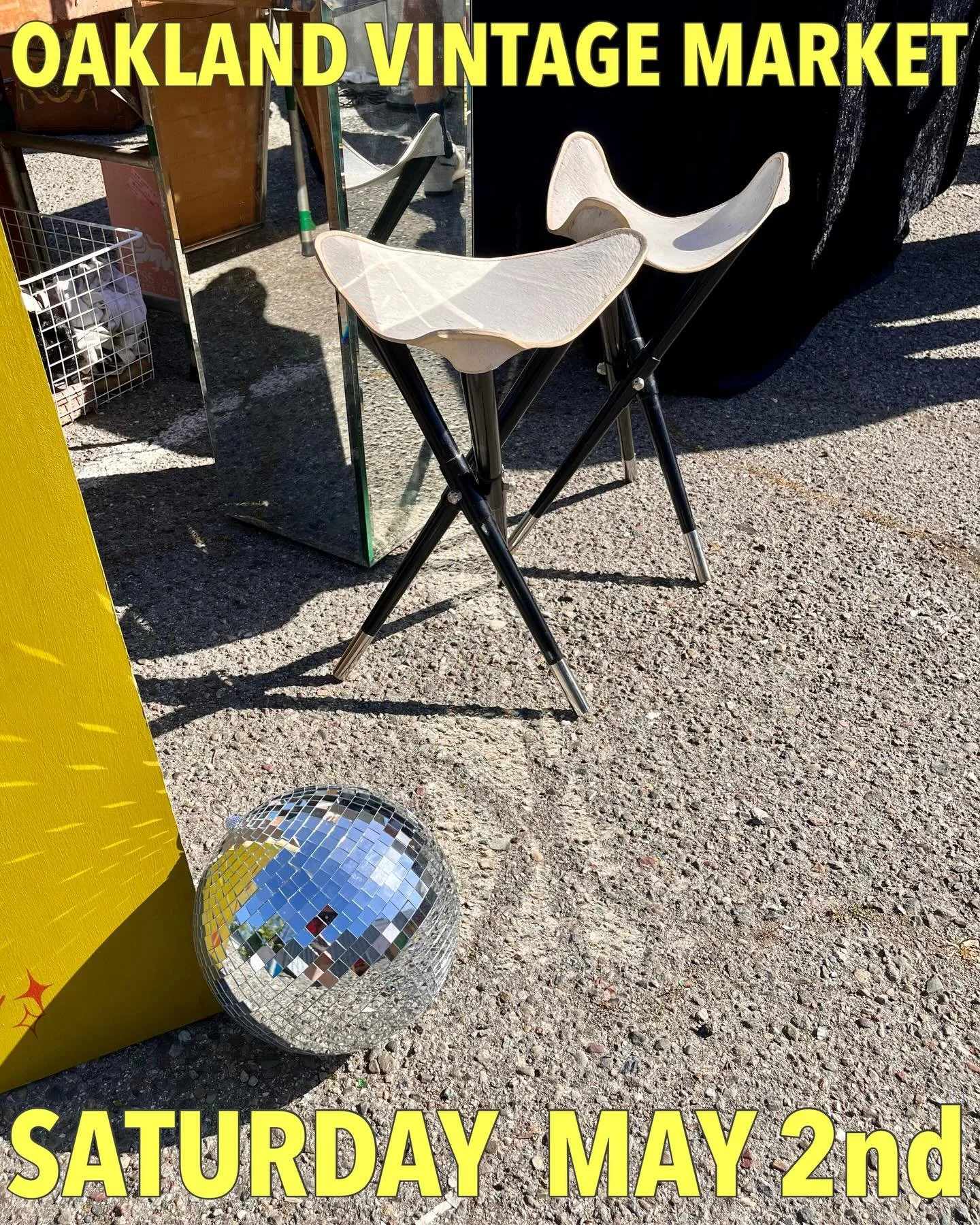 Oakland Vintage Market is THIS SATURDAY, May 2nd - 222 Jefferson St., Oakland, CA. 10AM - 3PM. FREE ADMISSION. @narrativeoakland @oaklandvintagemarket