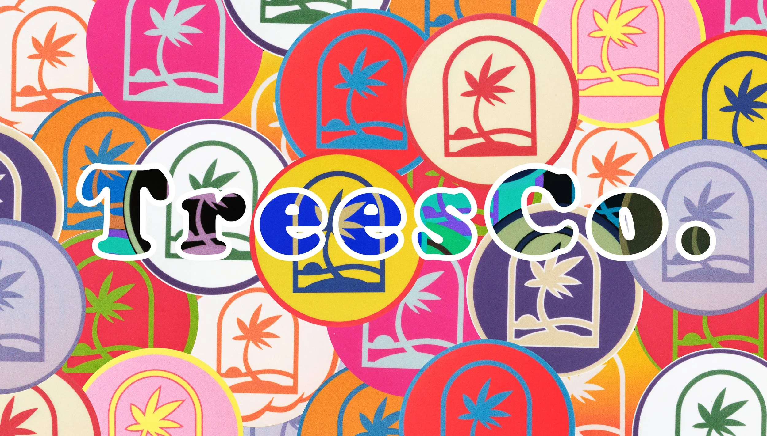 trees co colorful palm tree labels