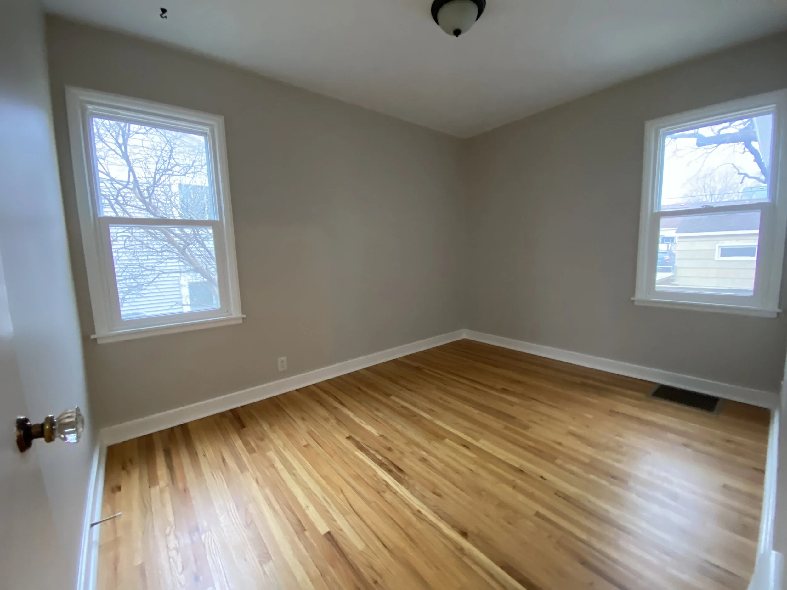 BEFORE: vacant bedroom in Saint Louis Park, MN