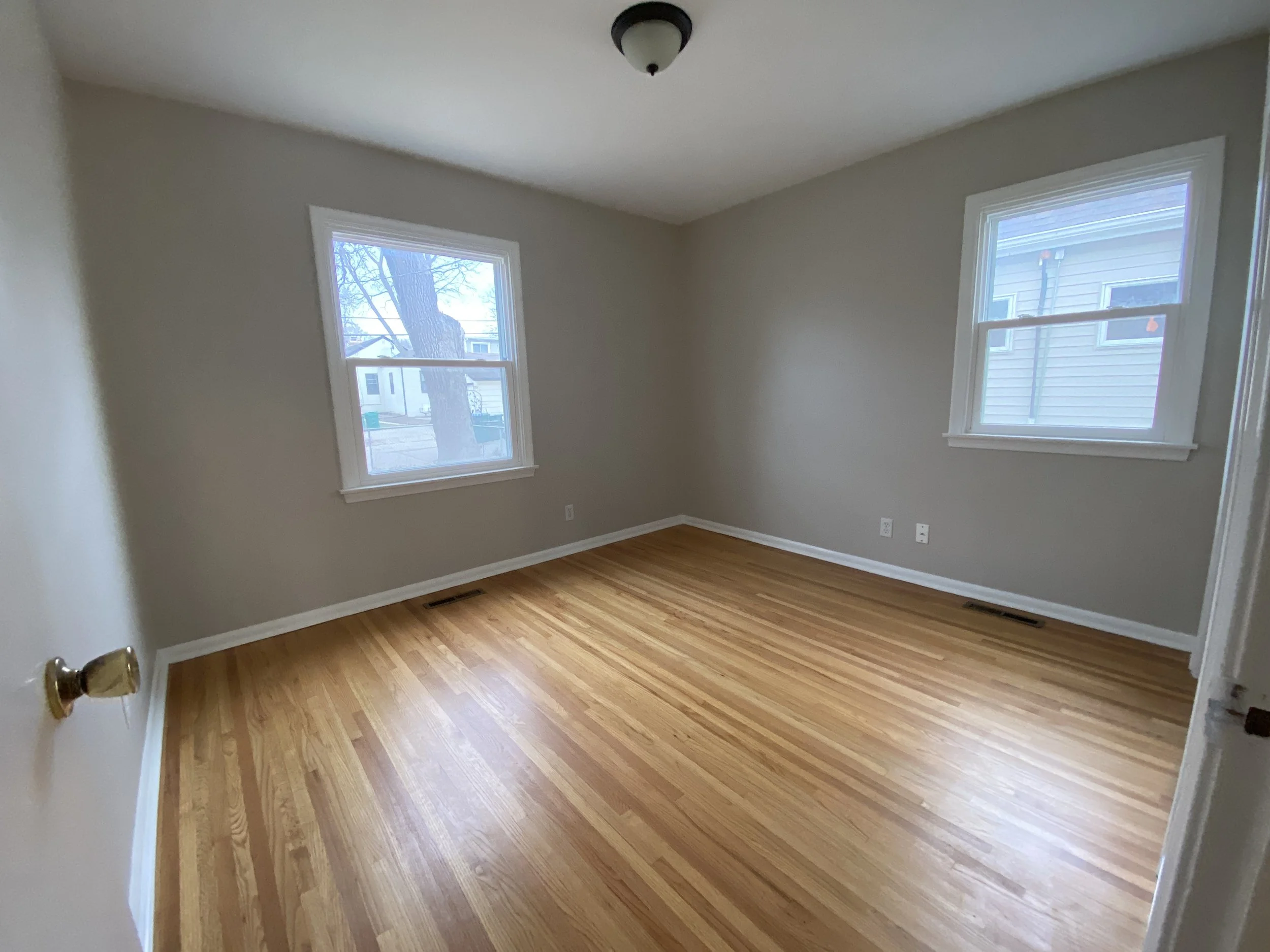 BEFORE: vacant bedroom in Saint Louis Park, MN