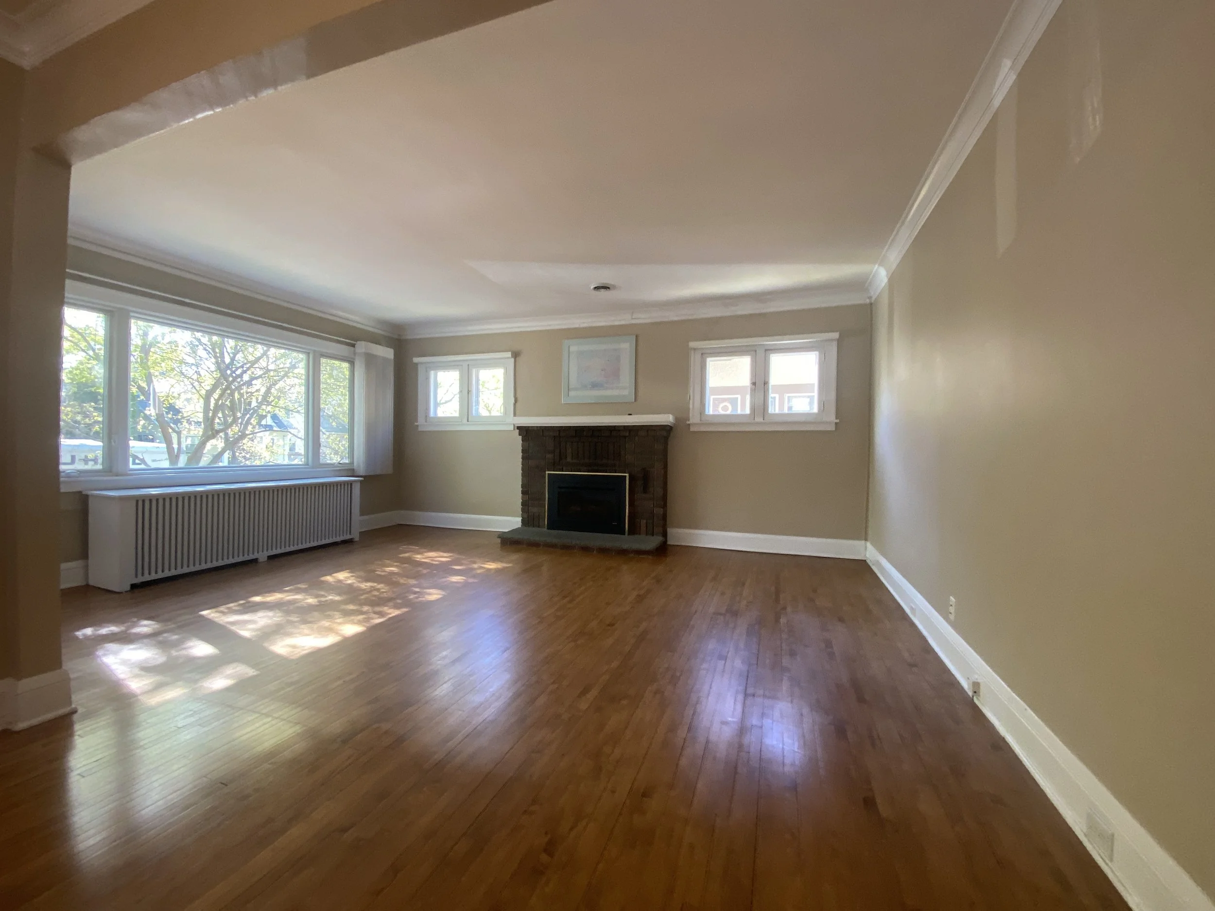 BEFORE: Vacant Living Room in Minneapolis, MN