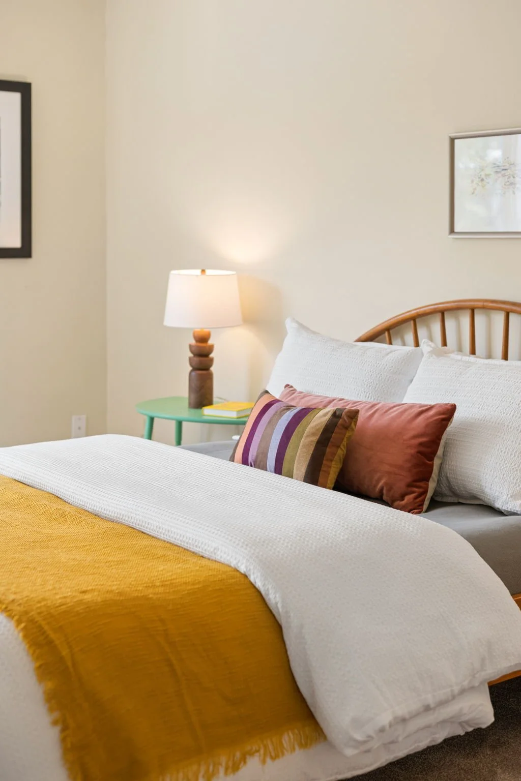 Staged bedroom in Little Canada, MN