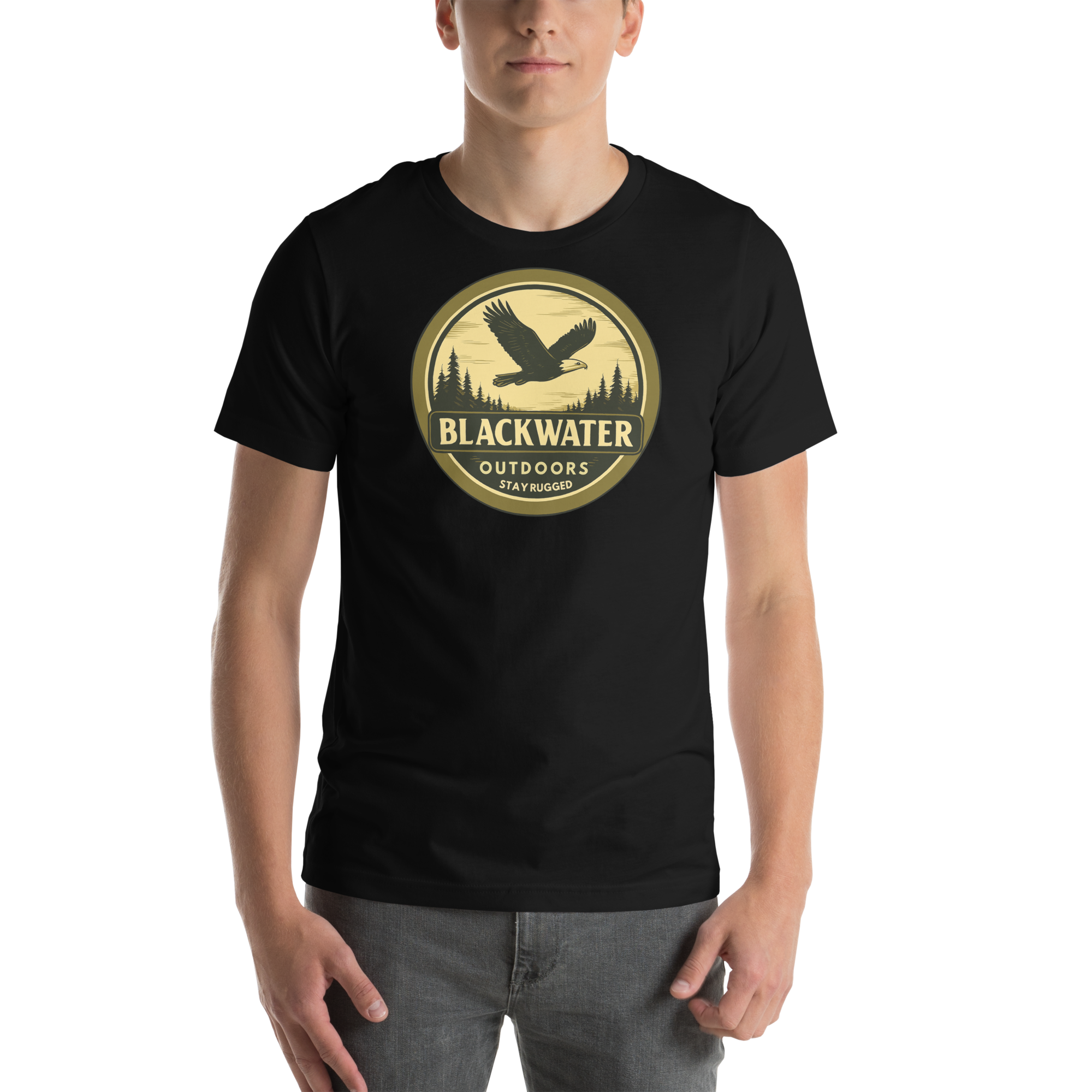 HE BLACKWATER SOARING EAGLE TEE