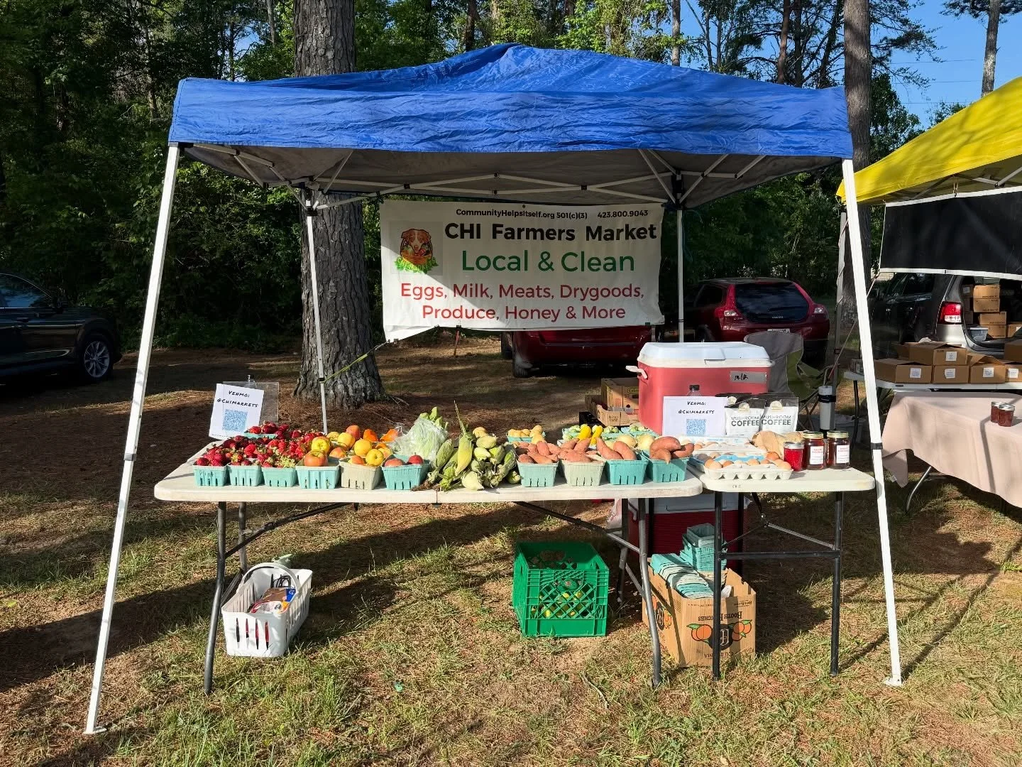 Come see us today at Hixson Community Farmer&rsquo;s Market at 7514 Hixson Pike!