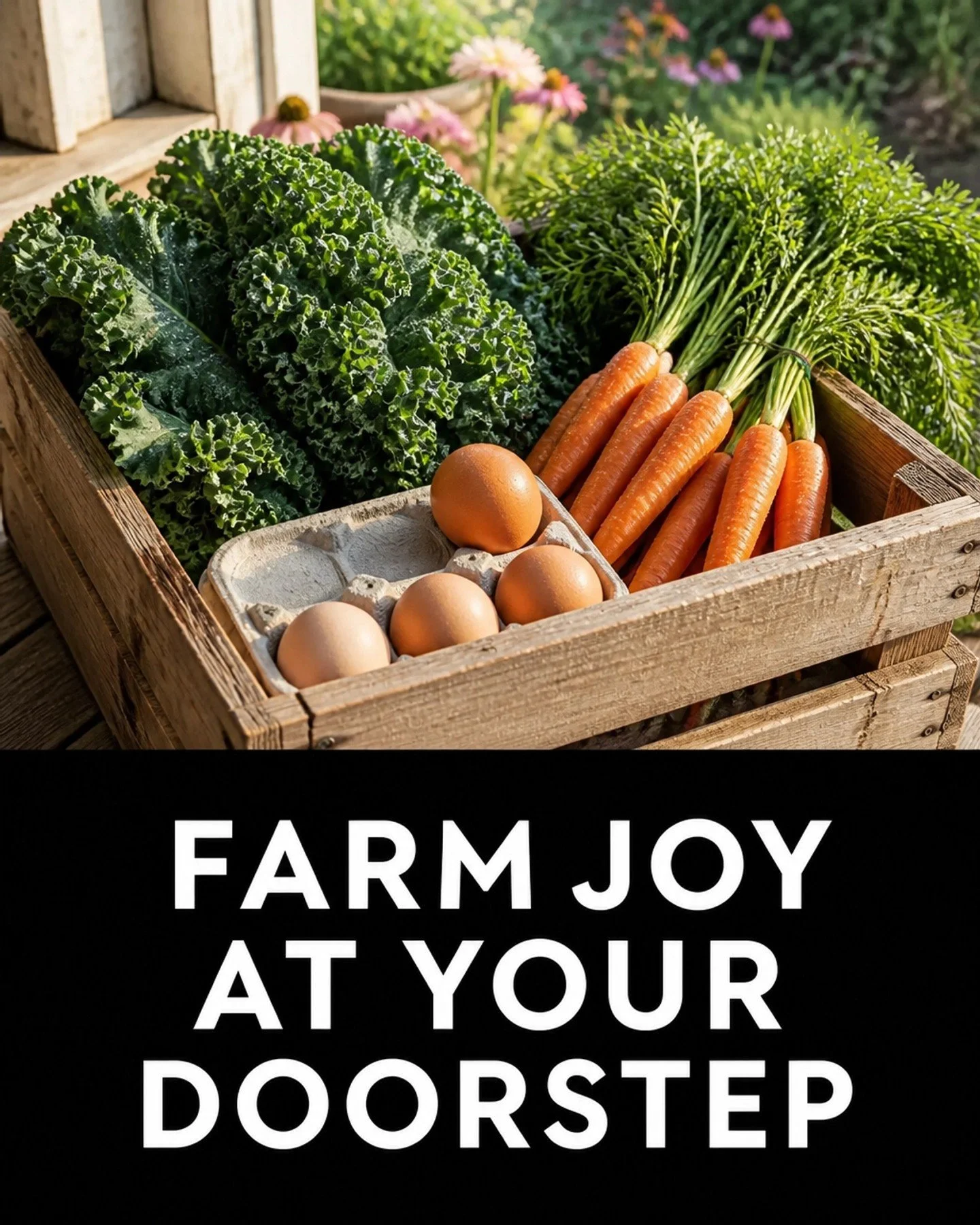 Close your eyes for a second... imagine the scent of soil-rich greens hitting you the moment you open your front door. 🌿

That&rsquo;s what we call "Farm Joy." It&rsquo;s the vibrant, deep orange of pasture-raised yolks that you just can't