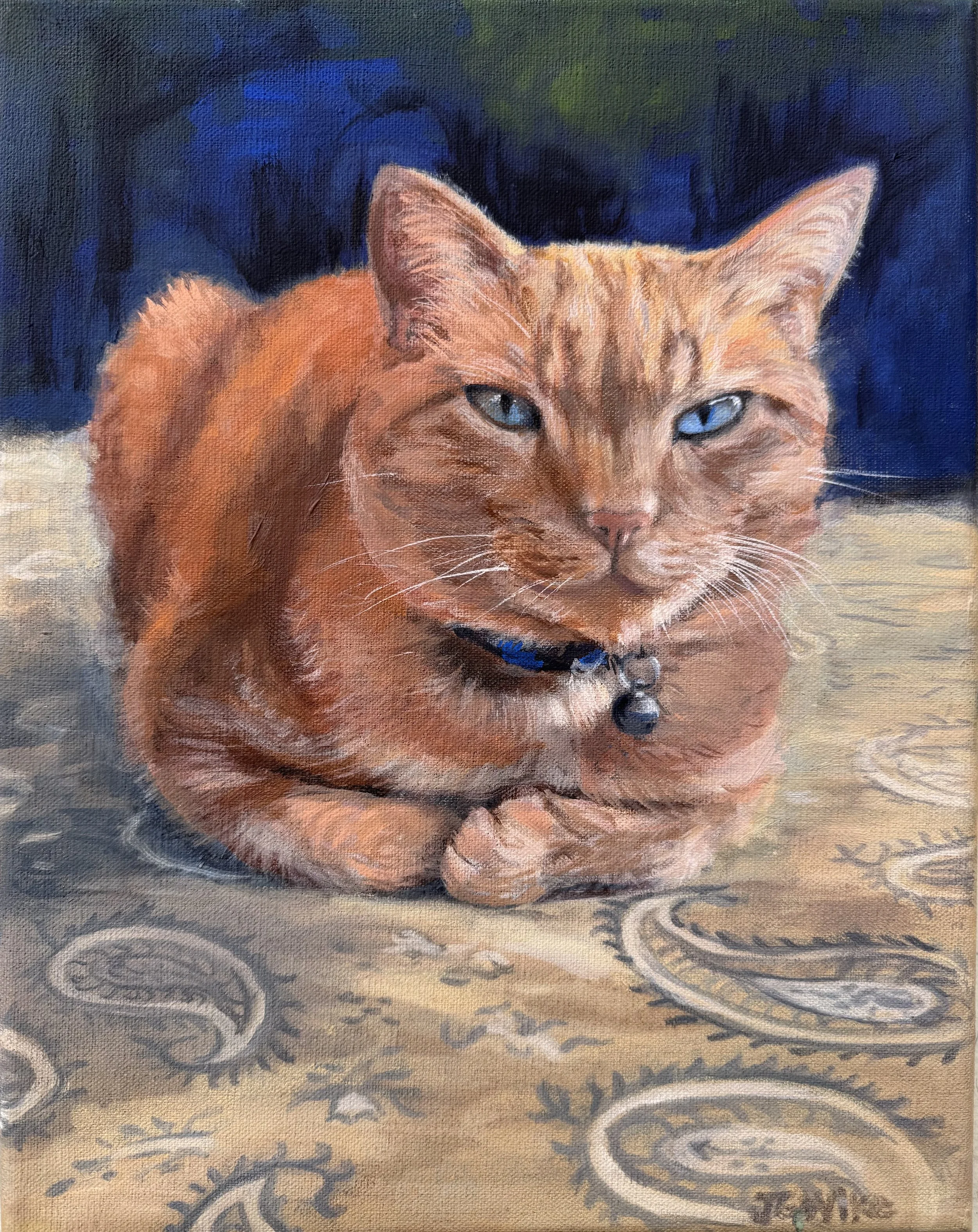 "Pumpkin" oil on canvas