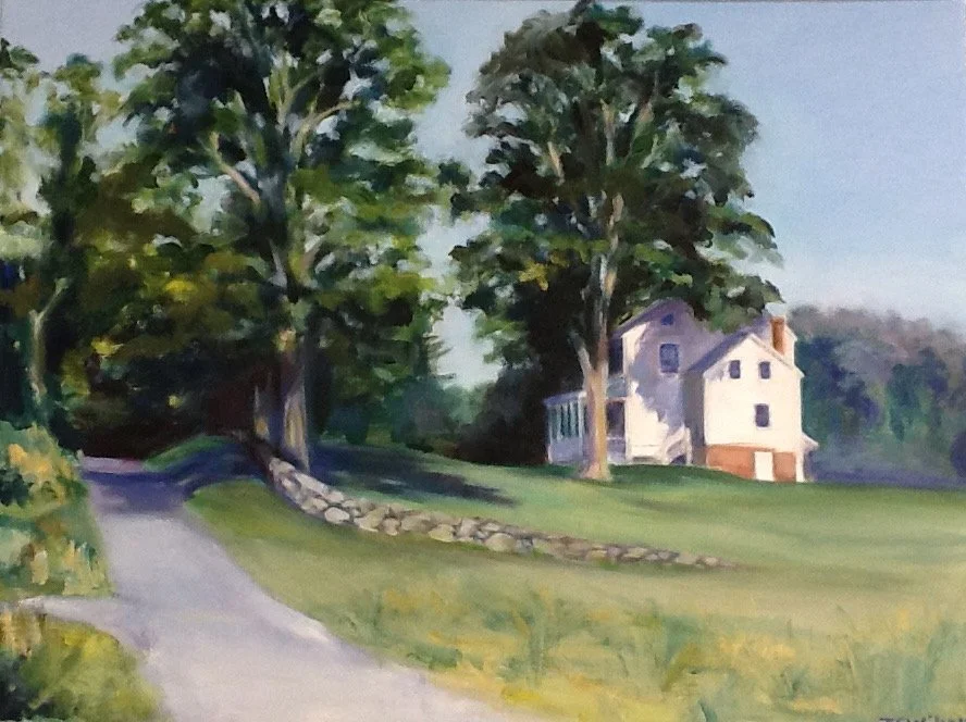 "Ward Pound Ridge" oil on canvas