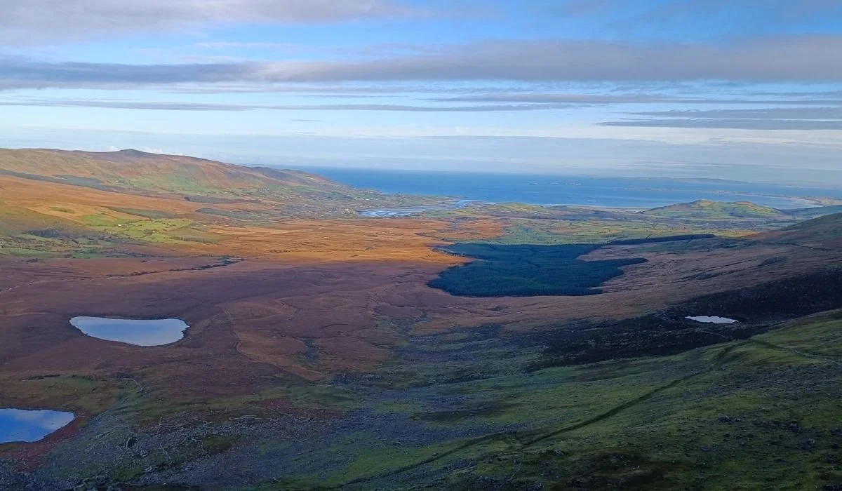 Ring of Kerry, County Kerry
A sweeping view across mountains, lakes, and the Atlantic coastline along Ireland’s famous Ring of Kerry route.