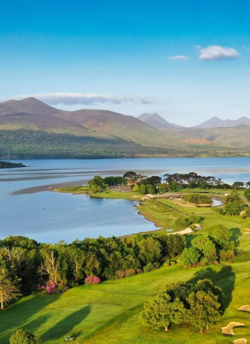 Parkland course beside Lough Leane at Killarney Golf and Fishing Club, Kerry