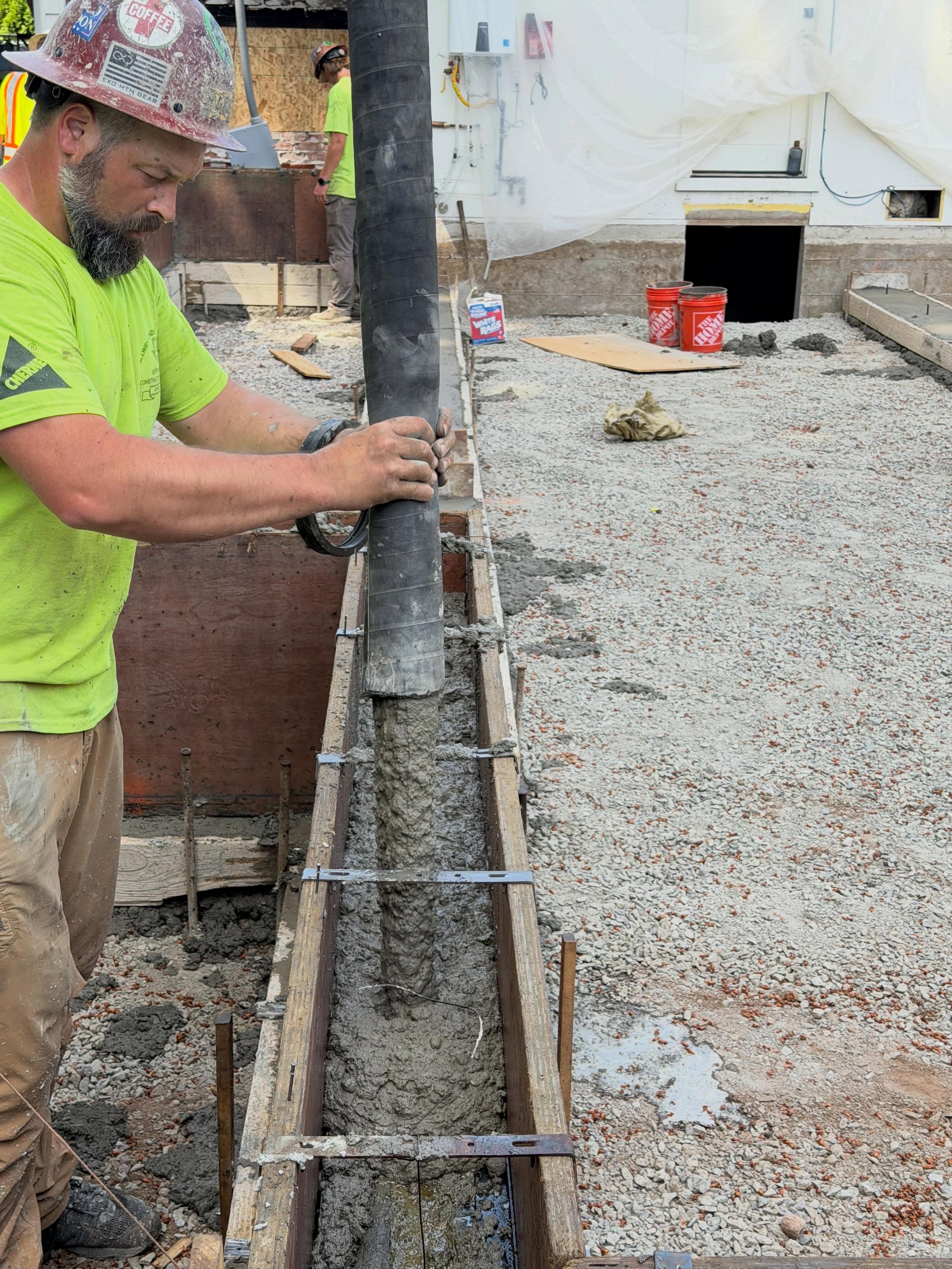 Starting to make progress instead of working backwards now!  The foundation is getting poured on this major addition project on the royal oaks golf course!