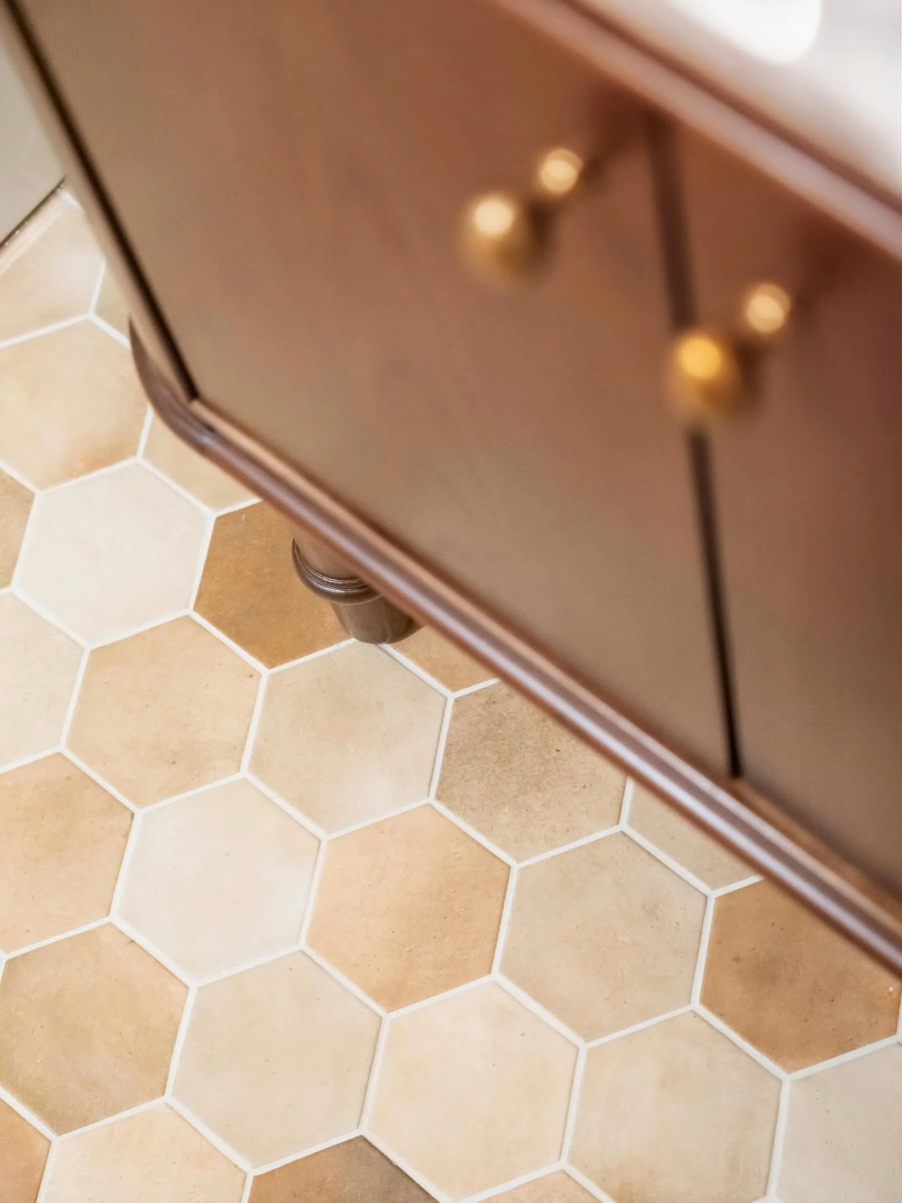 Bath details from our recently competed Evergreen highway project.