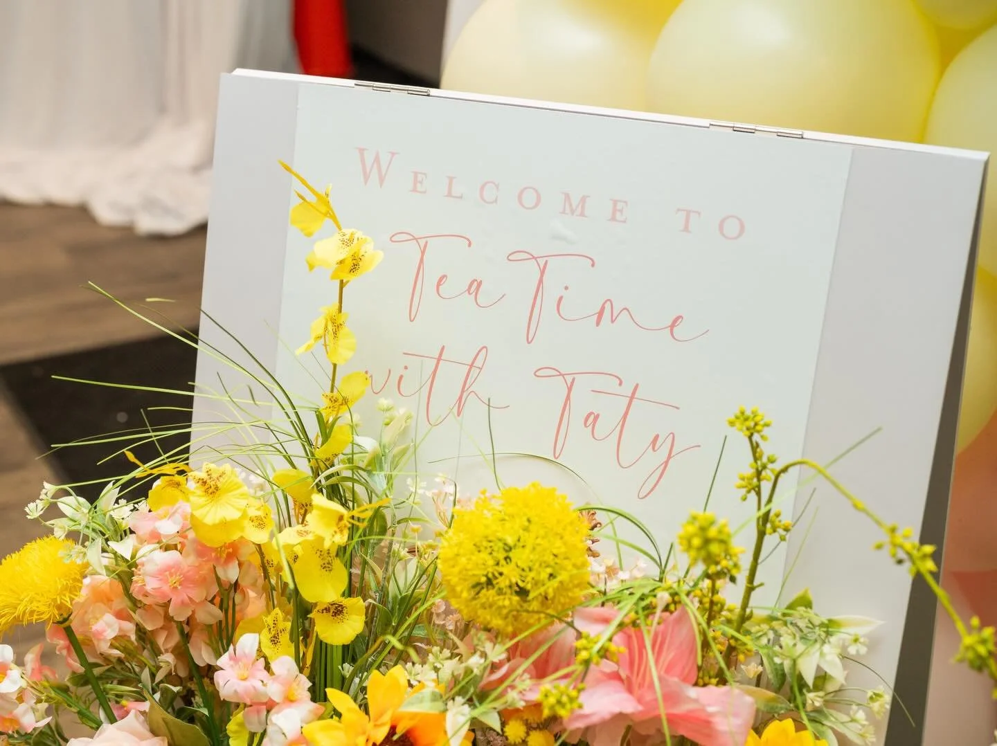 Just got the official photos back for the Tea Party and we are still swooning over it. Man, how cute was this! The still pics hit different&hellip; book us Over The Top Balloon &amp; Event Decor #teaparty #myoverthetopevent #customdesigns