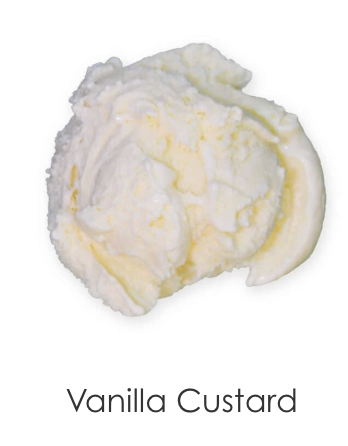 Sweet, classic and all-natural custard made with Wisconsin cream, cane sugar, egg yolks and pure vanilla.
